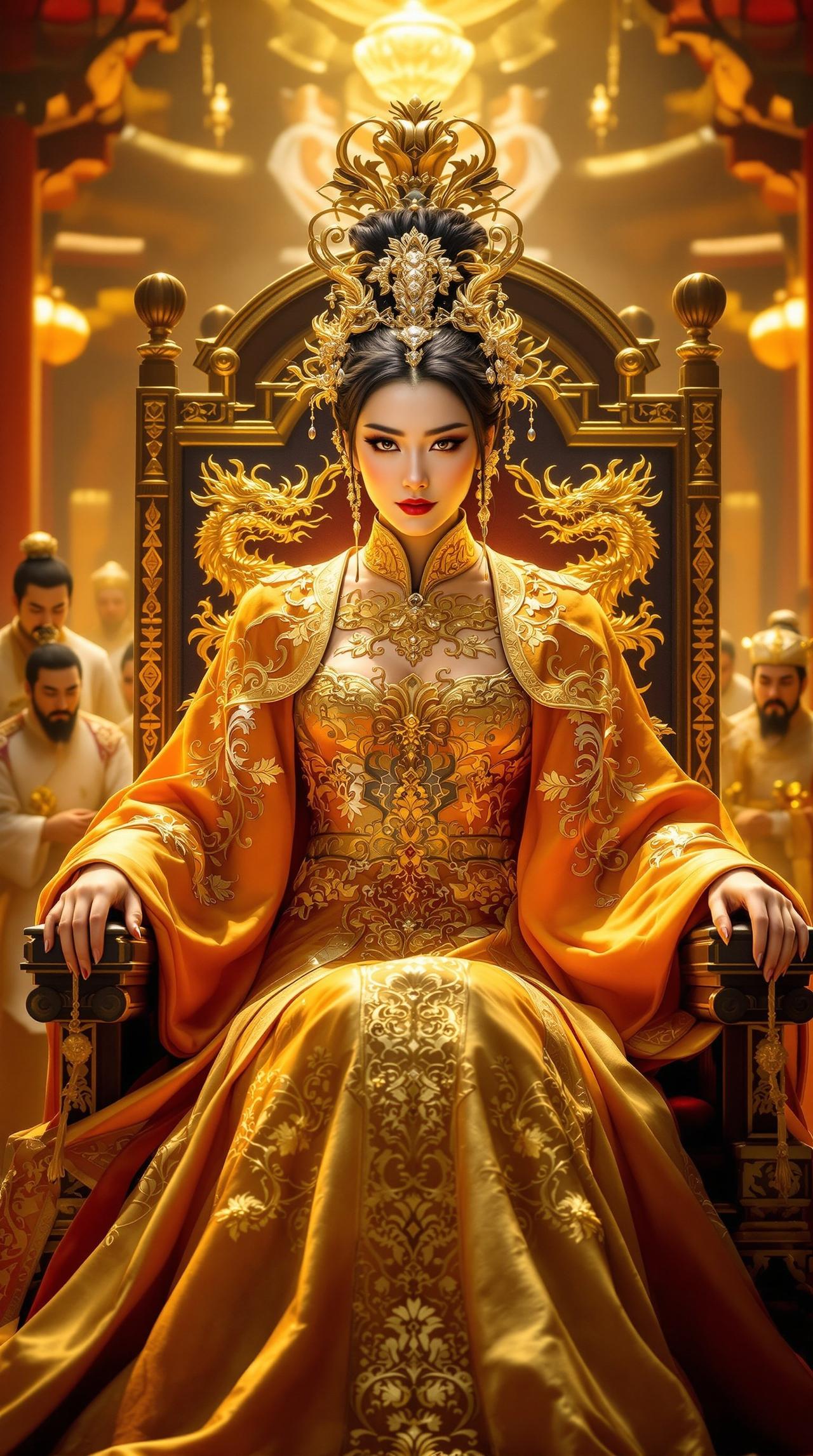 穿越后我成了女帝 - 番茄段剧 穿越后我成了女帝 - 番茄段剧热门短剧封面